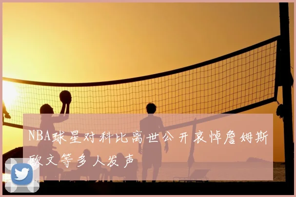 NBA球星对科比离世公开哀悼詹姆斯欧文等多人发声