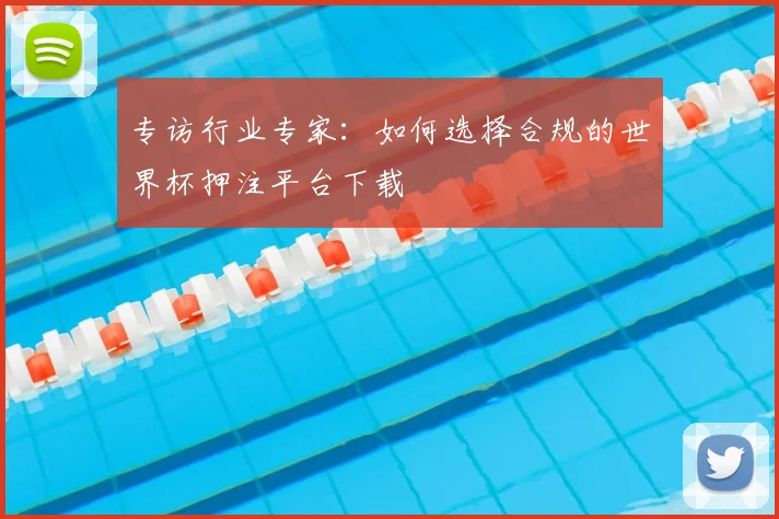 专访行业专家：如何选择合规的世界杯押注平台下载