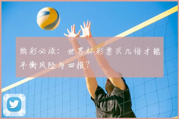 购彩必读：世界杯彩票买几倍才能平衡风险与回报？